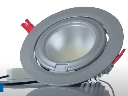 8 Inch LED Gimbal Shoplight Adjustable Recessed Downlight RS-003 Series SAA CE Approved