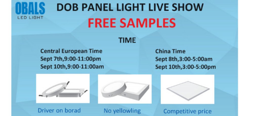 OBALS DOB Slim Panel Light Show Comming soon