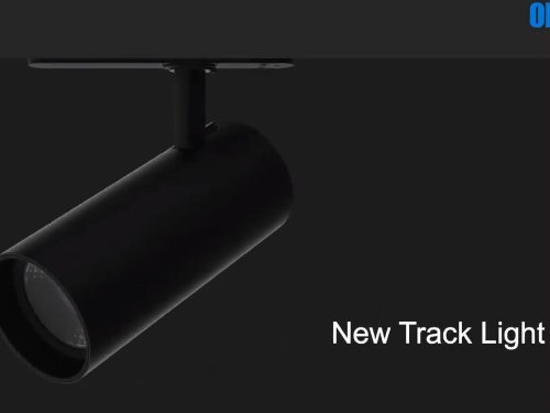 The LED track light Magic plus series with modular changing design
