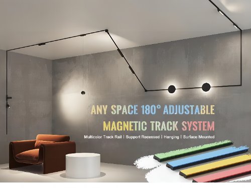 Ultra Thin Magnetic Track Light OBS-EH Reality display