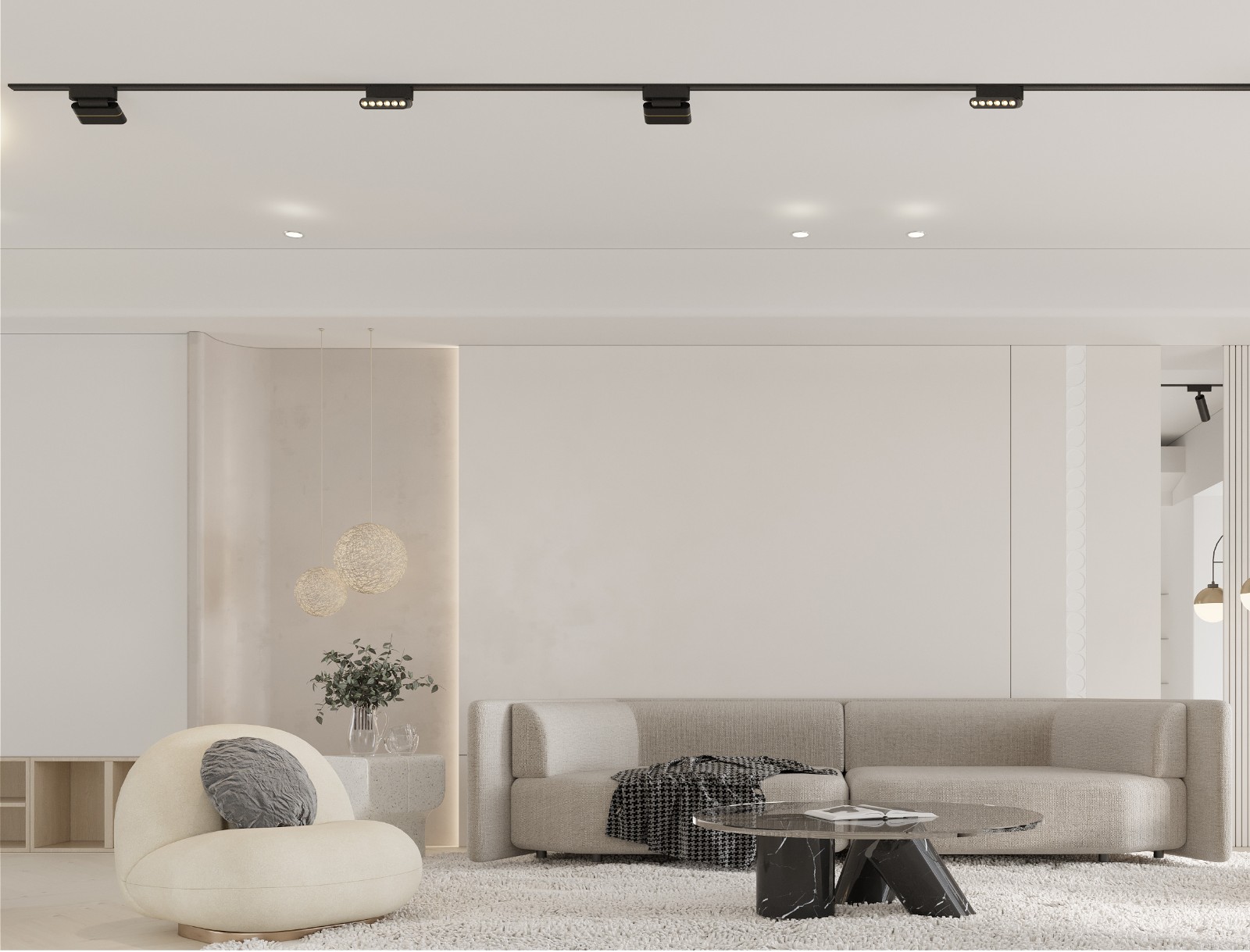 led magnetic track light