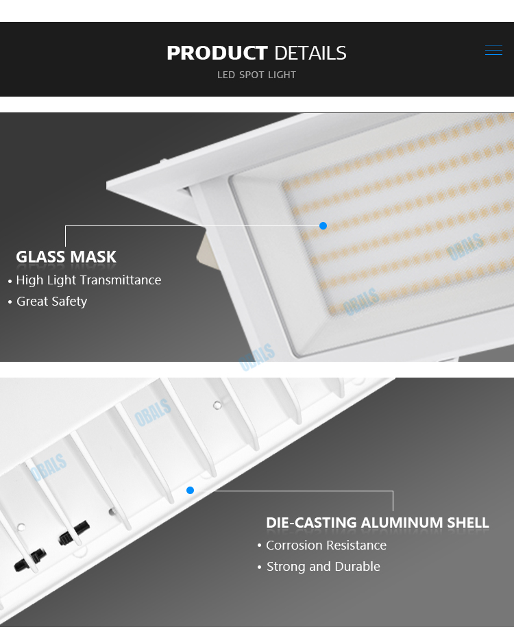High ceiling downlight