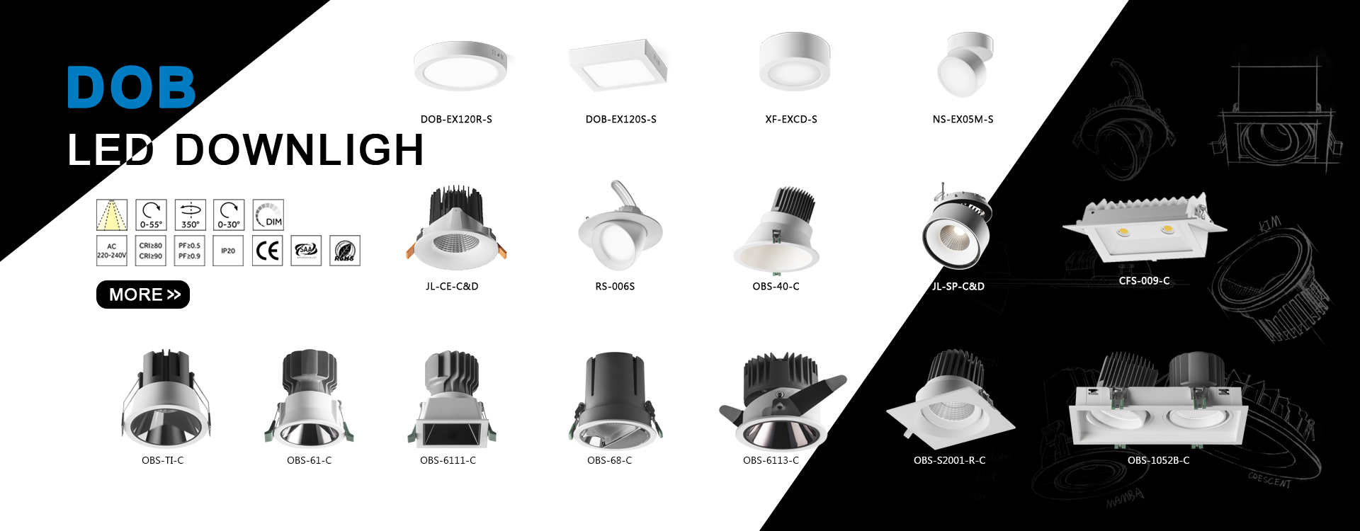ceiling led downlight