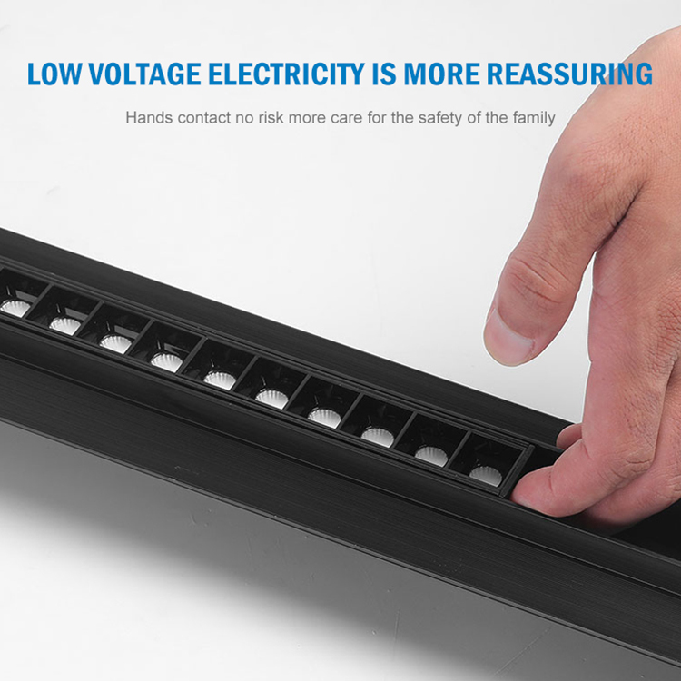 magnetic linear track light