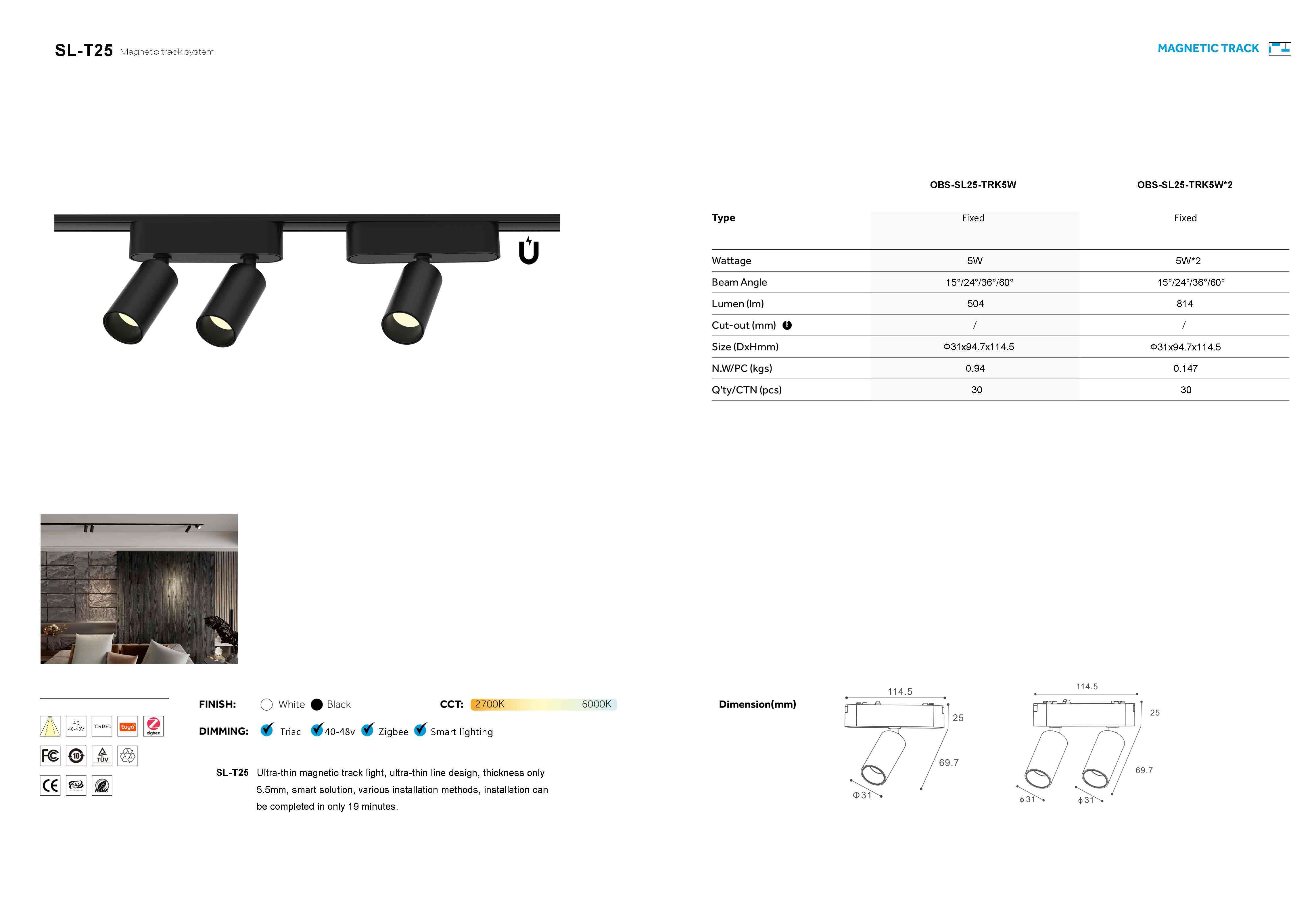 Ultra thin Magnetic Track Light SUPPLIER Ultra thin Magnetic Track Light SUPPLIER