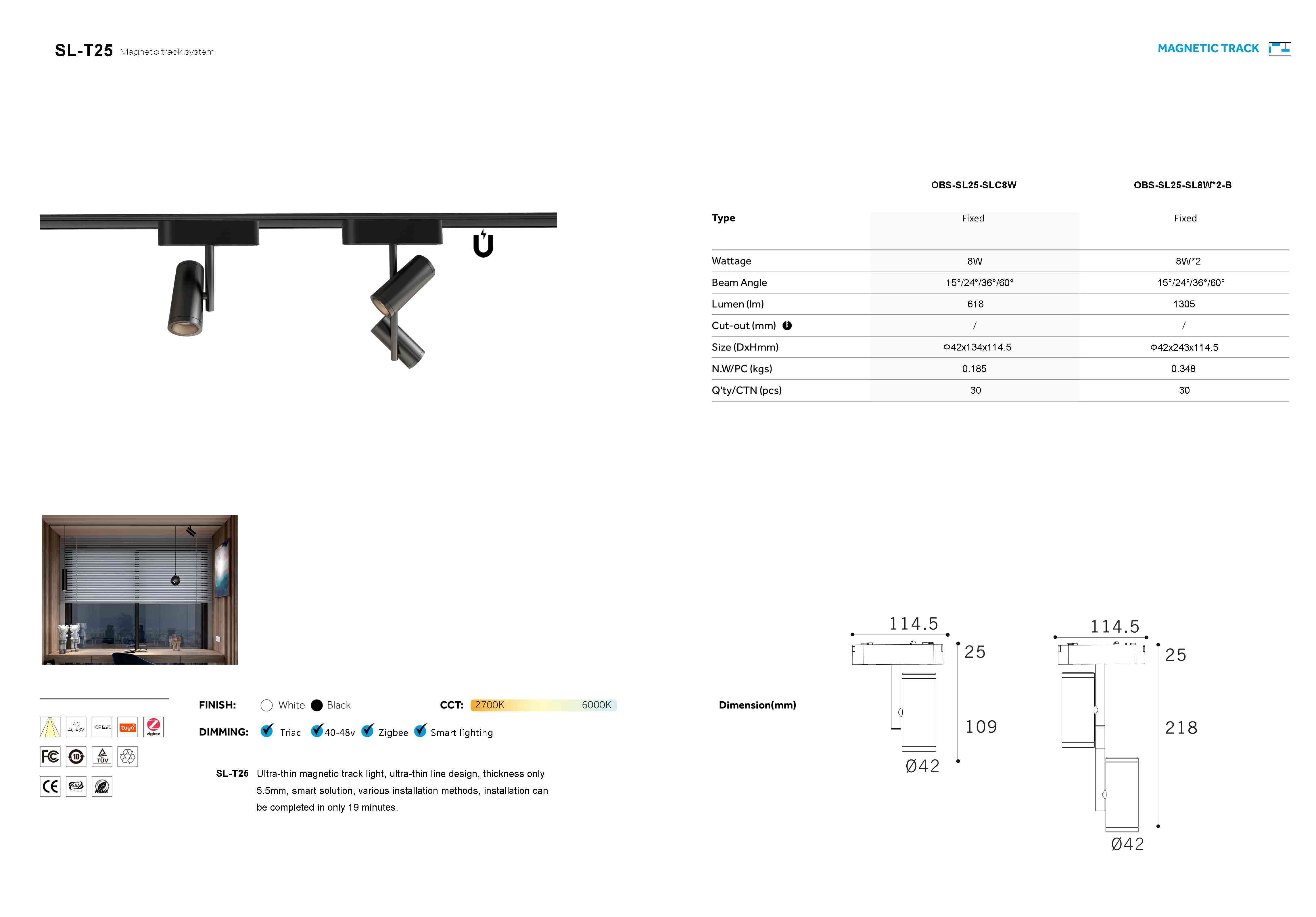 Ultra thin Magnetic Track Light Ultra thin Magnetic Track Light