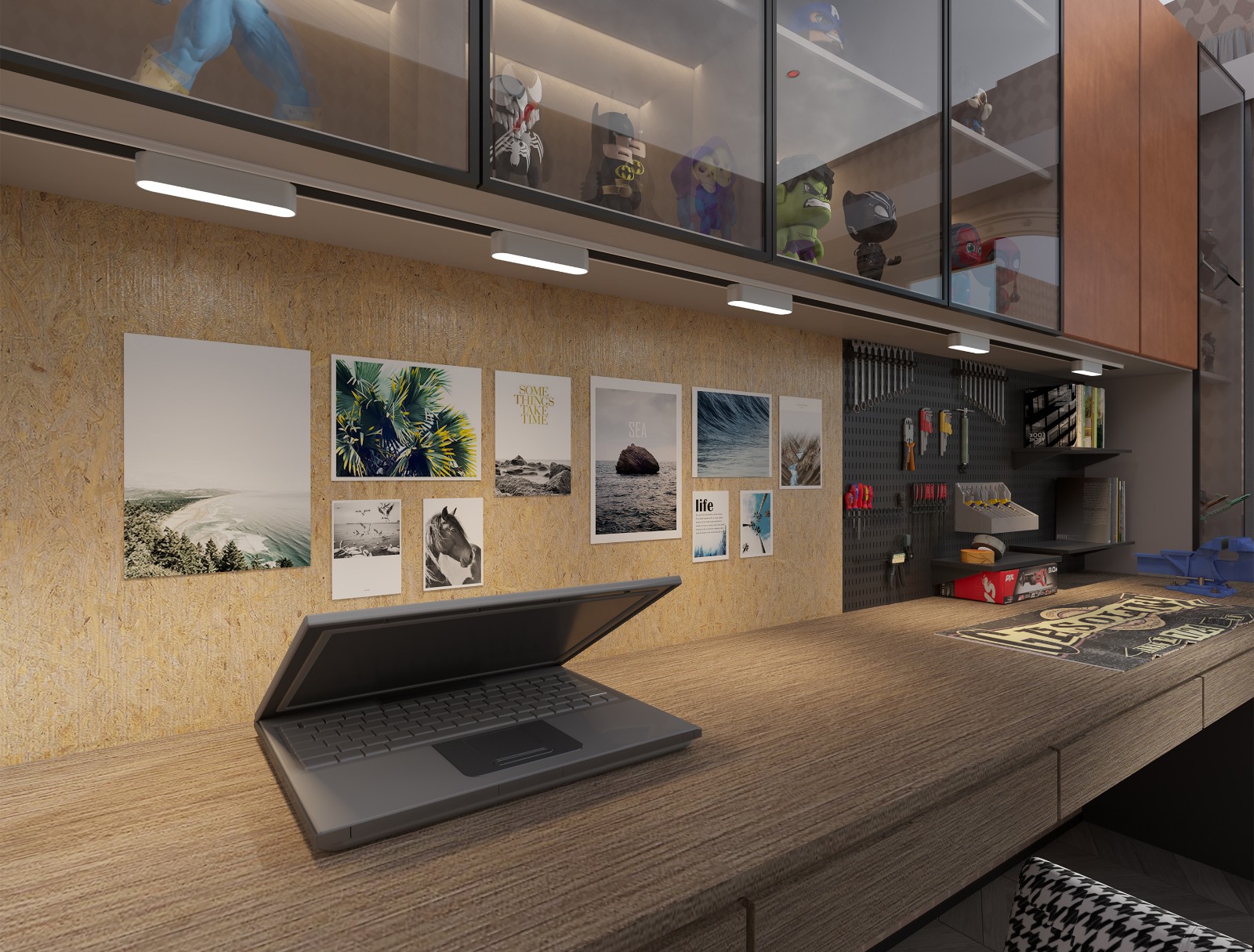 smart magnetic track light