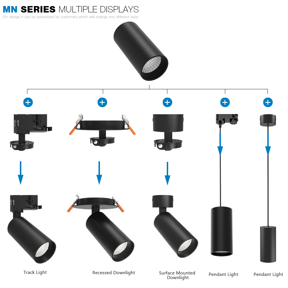 Track Light Spotlights