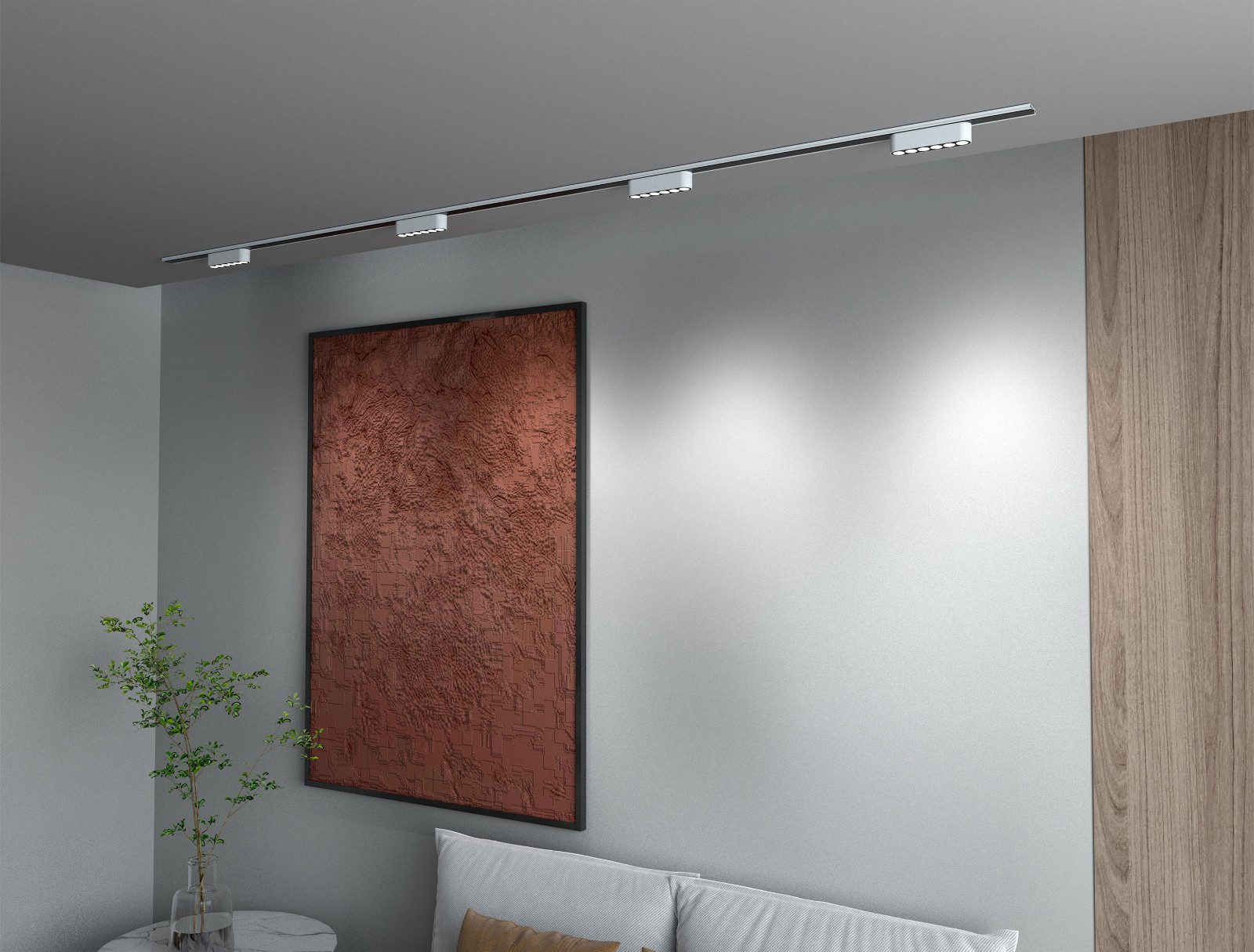 LED Track Lighting White LED Track Lighting White