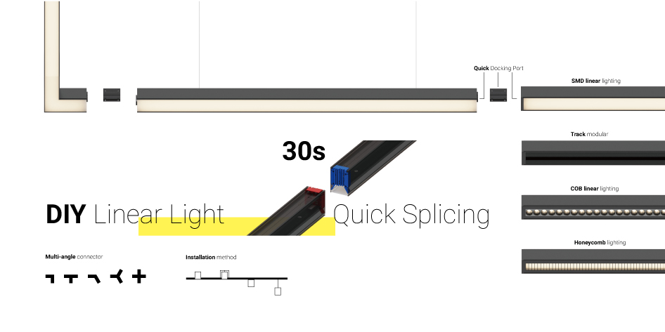 Linear LED Light Ceiling Fixtures