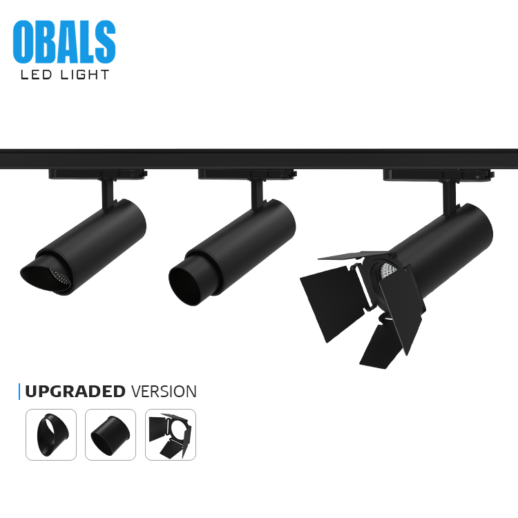 Track system lighting provides versatile lighting
