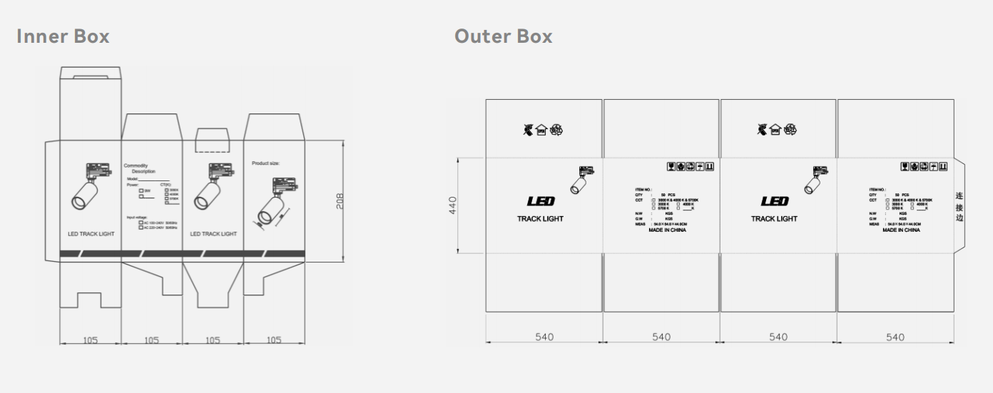 30W LED Track Lights
