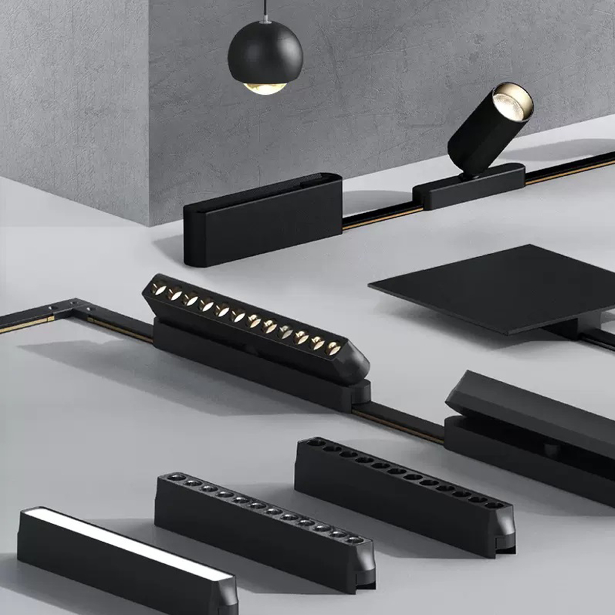 Surface Magnetic Track Lights Surface Magnetic Track Lights