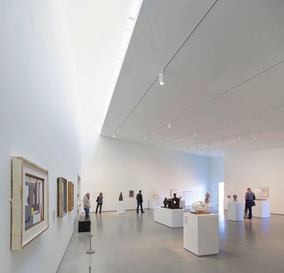 art gallery track lighting