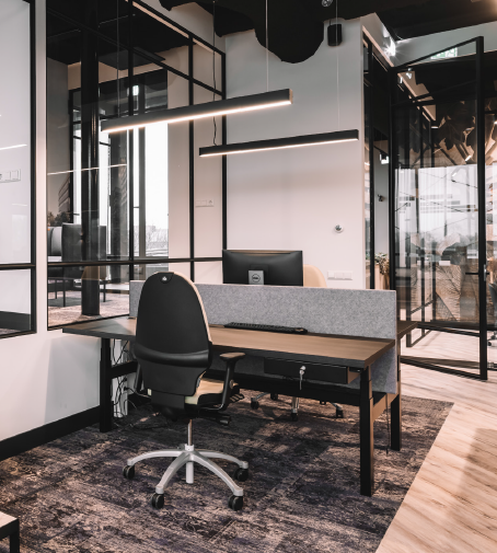 office linear lighting