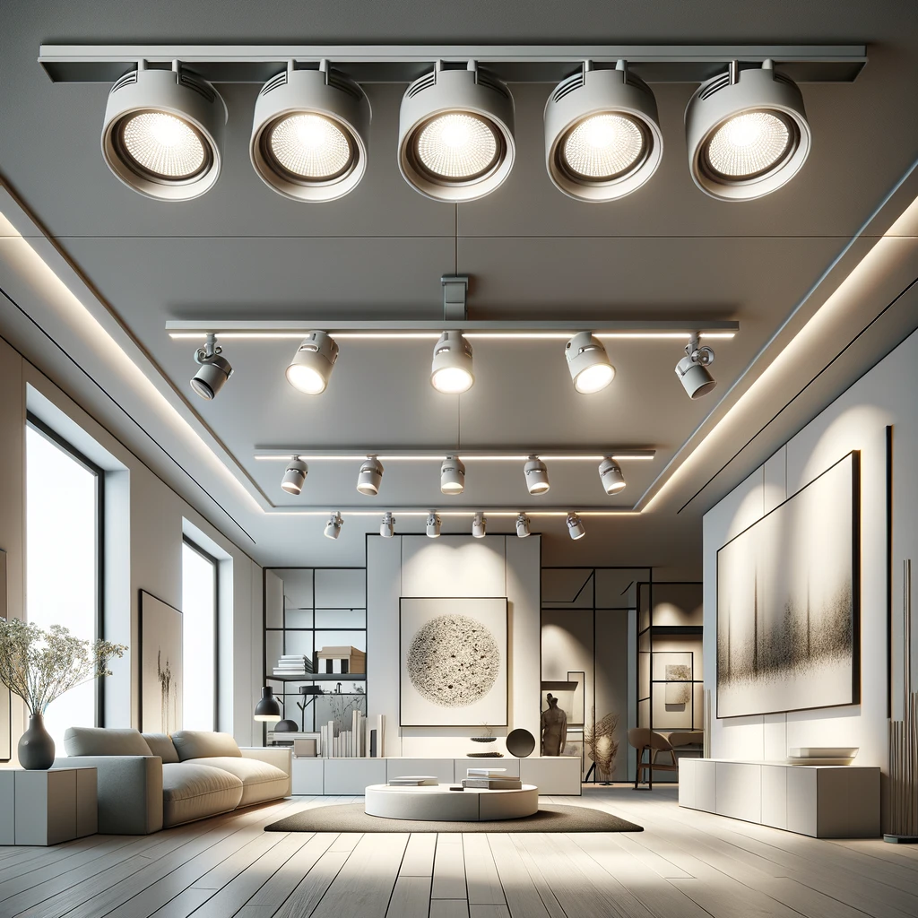 surface mounted track lighting