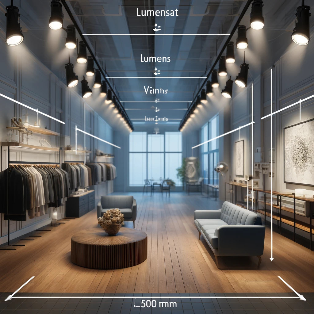 1000 lumens to watts