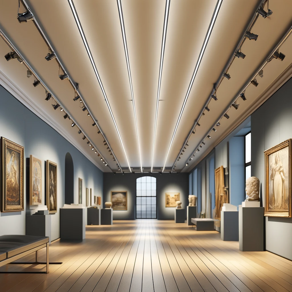 linear magnetic track light