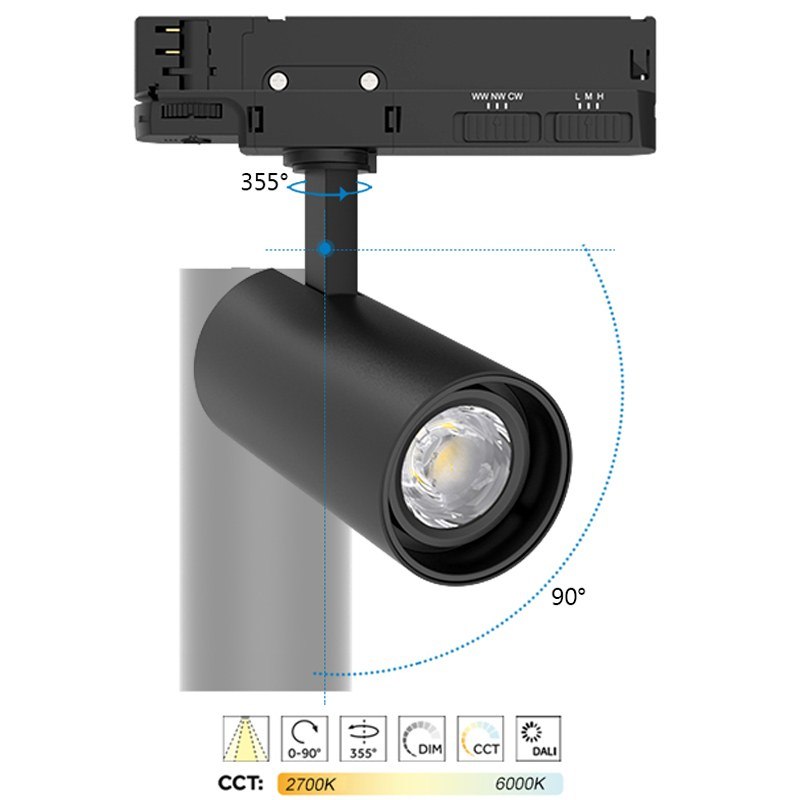 Dimmable FM Led track light